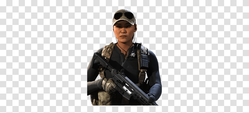 Image Of Spy Games Cod Mw Domino Arachnid, Gun, Weapon, Person, Military Uniform Transparent Png