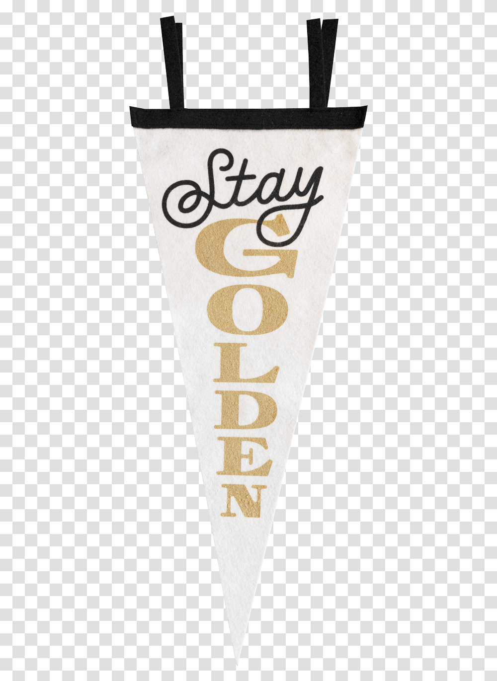 Image Of Stay Golden Gold Banner, Alphabet, Word, Cream Transparent Png