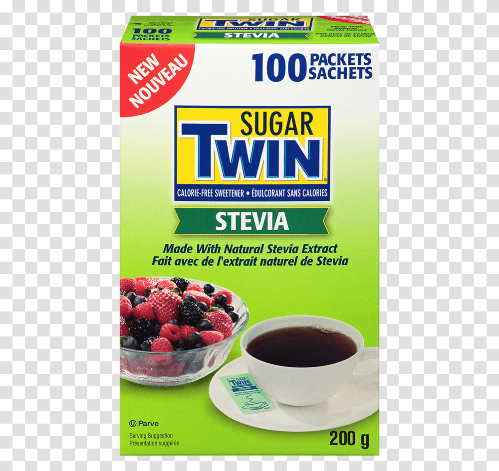 Image Of Stevia Sachets Sugar Twin Stevia Packets, Raspberry, Fruit, Plant, Food Transparent Png