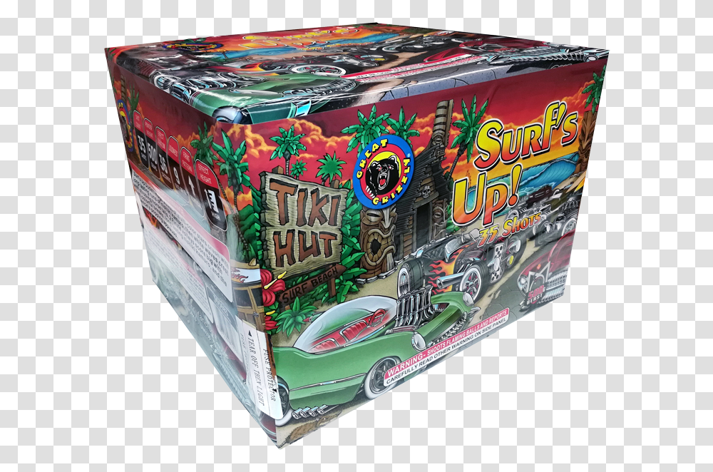 Image Of Surf's Up 35 Shots Action Figure, Arcade Game Machine, Box Transparent Png