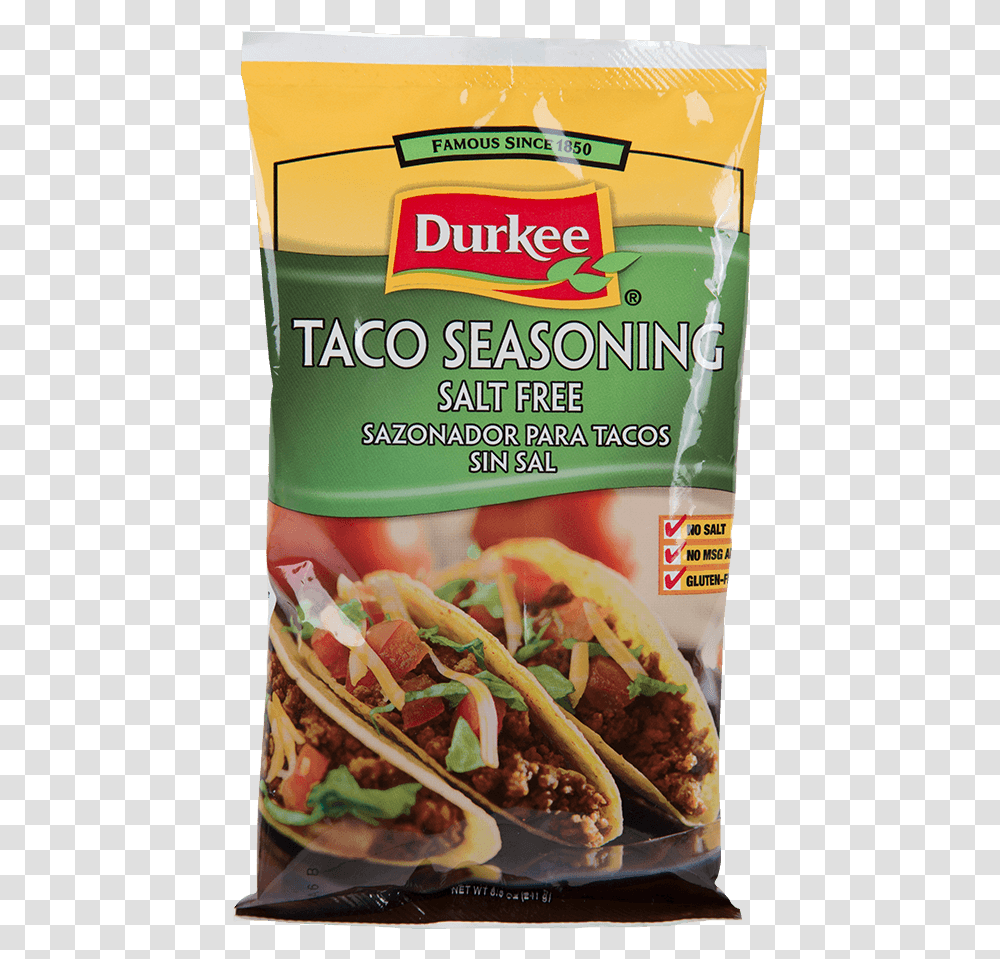 Image Of Taco Seasoning Salt Free Convenience Food, Burger, Sandwich, Plant, Hot Dog Transparent Png