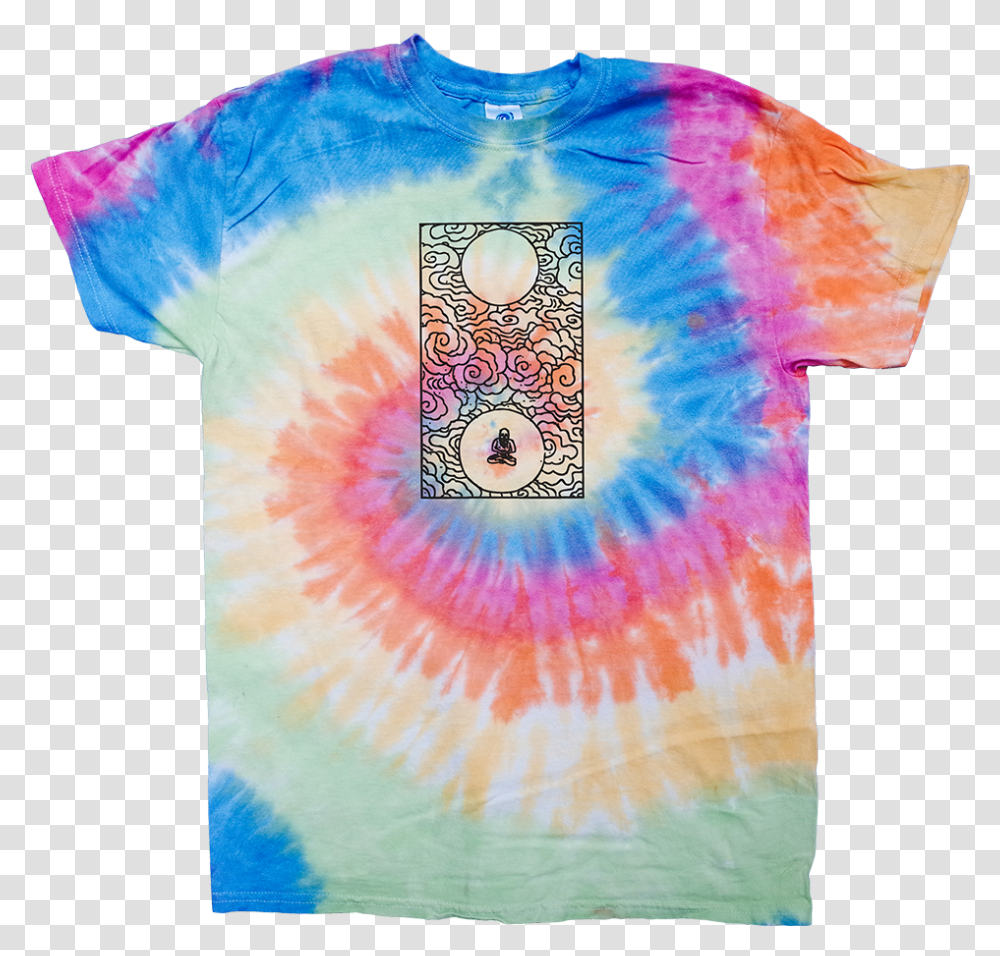 Image Of The Empty Tao Tie Dye Pattern, Apparel, T-Shirt Transparent Png