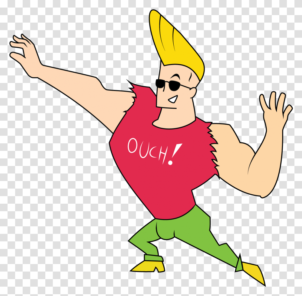 Image Of The Original Chad Chad Ouch Johnny Bravo Is A Chad, Costume, Person, Elf Transparent Png