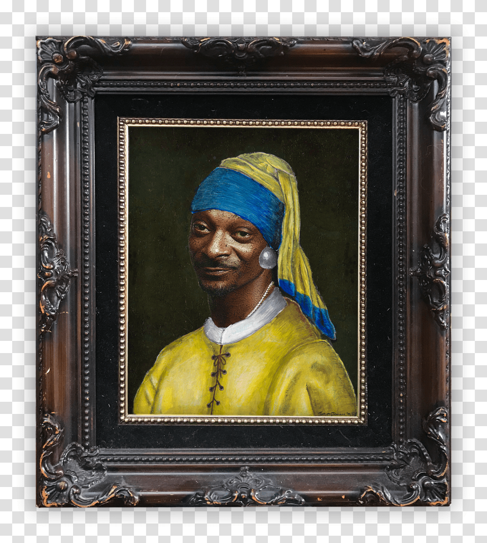 Image Of The Snoop With The Pearl Earring Picture Frame Transparent Png