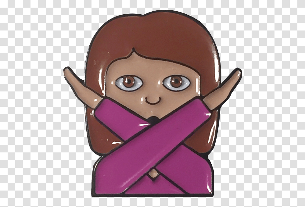 Image Of Throw Your X Up Black Girl Emoji X, Figurine, Sweets, Food, Confectionery Transparent Png