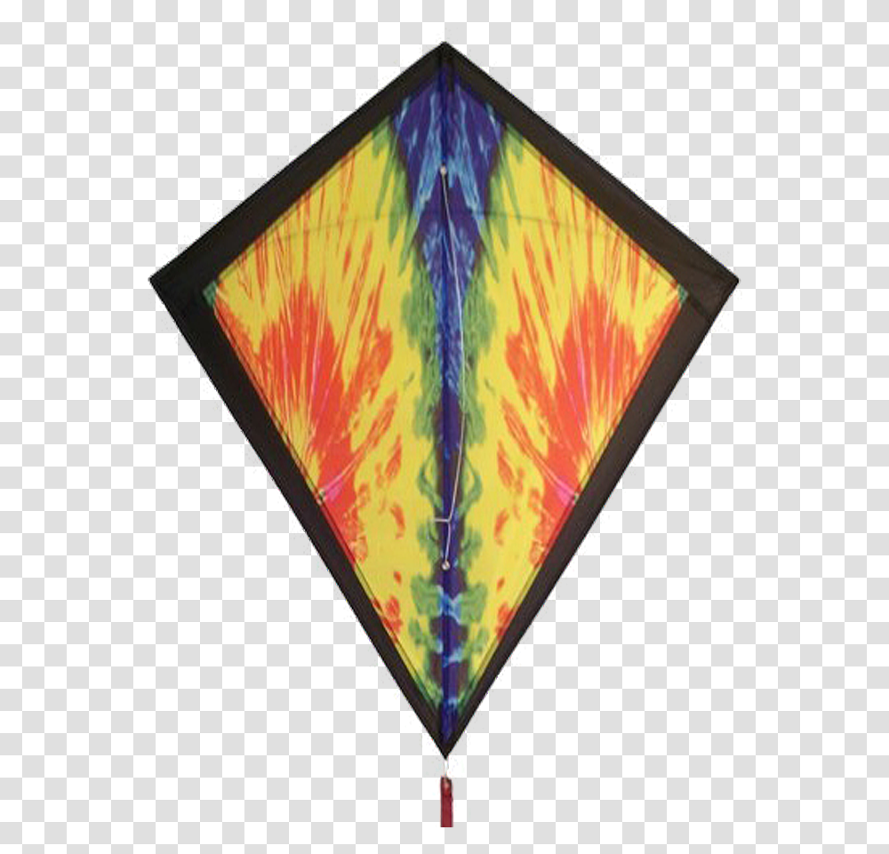 Image Of Tie Dye Diamond Kite Kite, Toy Transparent Png