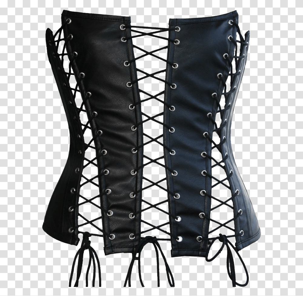 Image Of Tie Me Up Corset Leather Lace Up Corset, Apparel Transparent Png