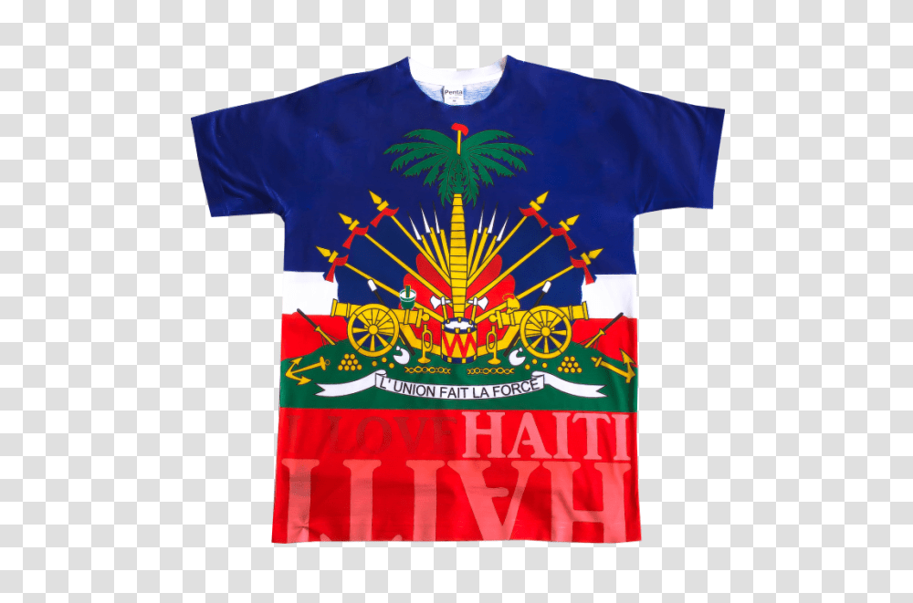Image Of Tmmg Haitian Flag Tee Tmmg Haitian Flag Collection, Apparel, T-Shirt Transparent Png
