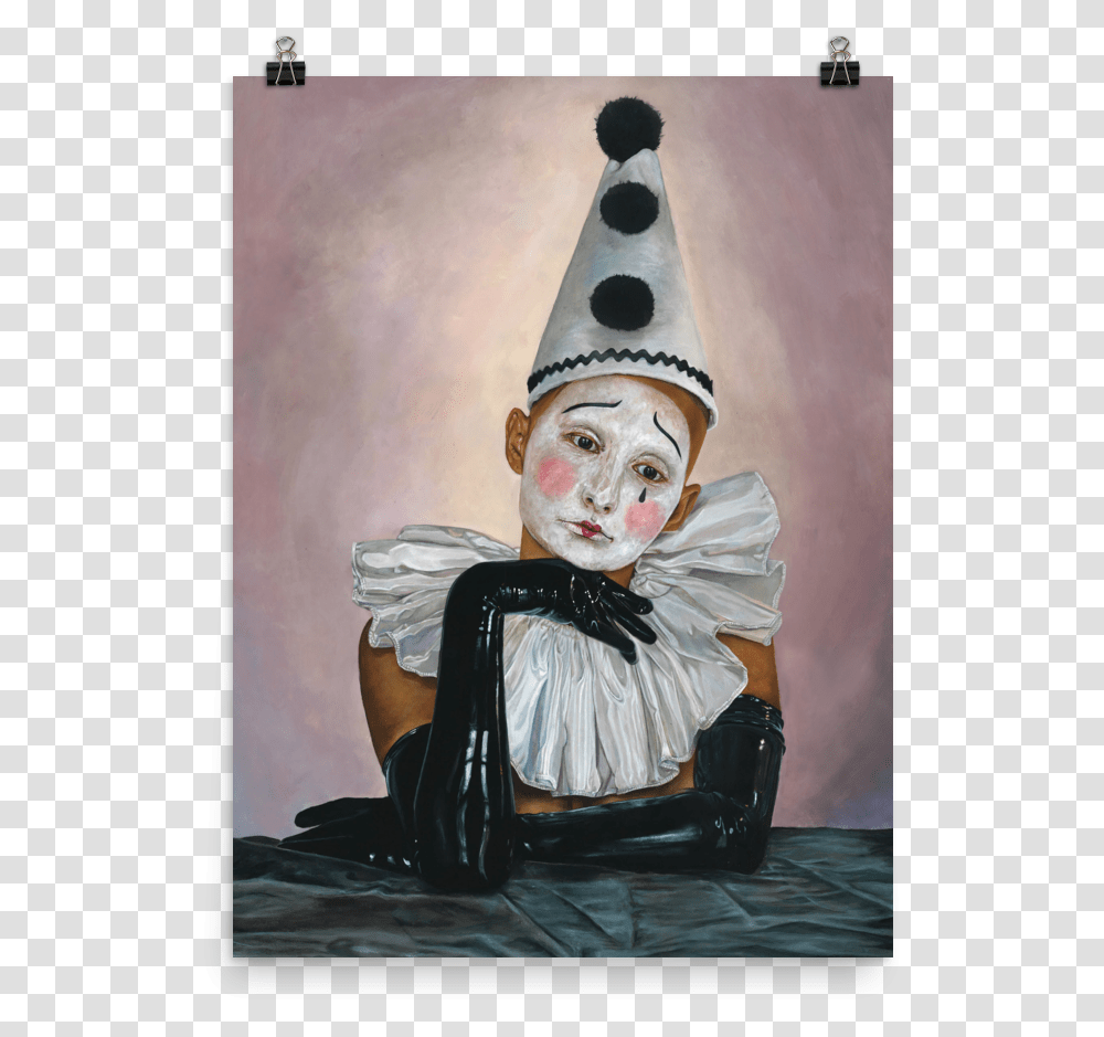Image Of Tristesa Painting, Performer, Person, Human, Clown Transparent Png