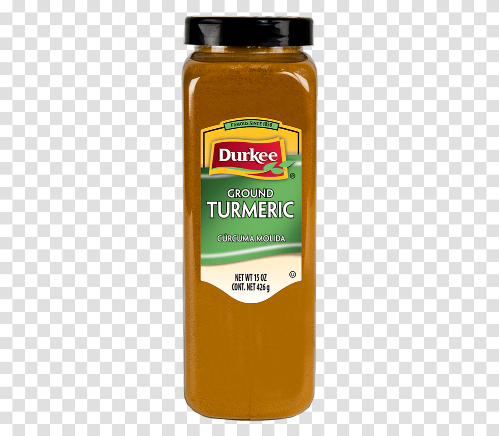 Image Of Turmeric Ground Durkee Seasoning, Beer, Alcohol, Beverage, Plant Transparent Png