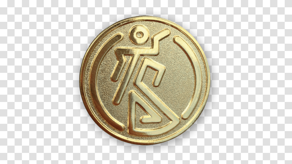 Image Of Turnstile Gold Logo Emblem, Alphabet, Number Transparent Png