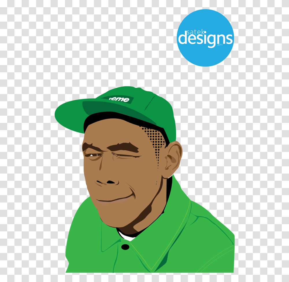 Image Of Tyler The Creator Print, Green, Person, Face Transparent Png