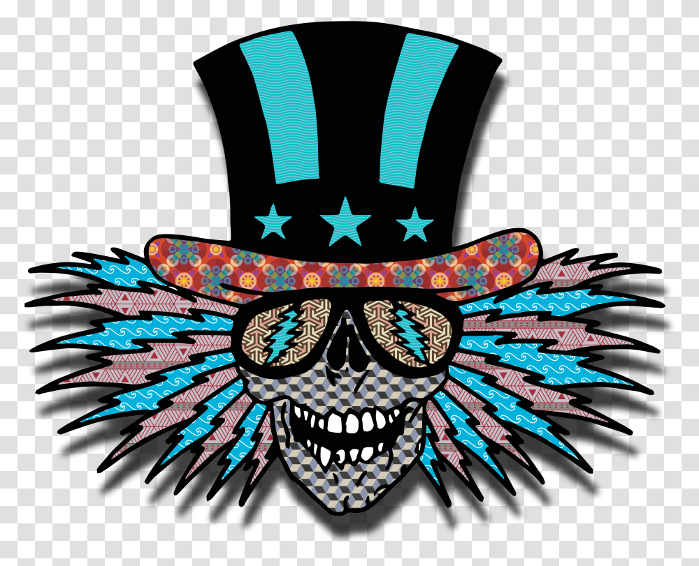 Image Of Uncle Sam Grateful Dead Uncle Sam, Logo, Trademark, Parade Transparent Png