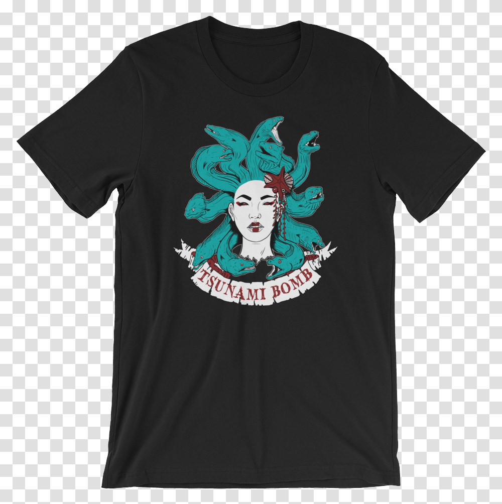 Image Of Unisex Medusa Black Tee Friday The 13th Part A New Beginning Shirt, Apparel, T-Shirt, Sleeve Transparent Png
