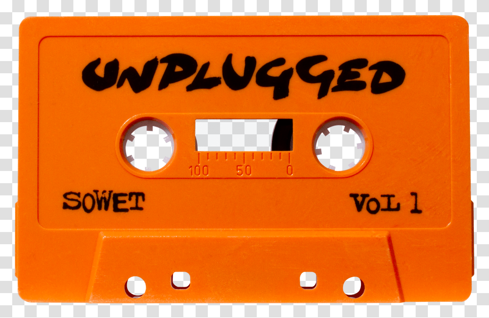 Image Of Unplugged Vol 1 Cassette Tape Orange Transparent Png