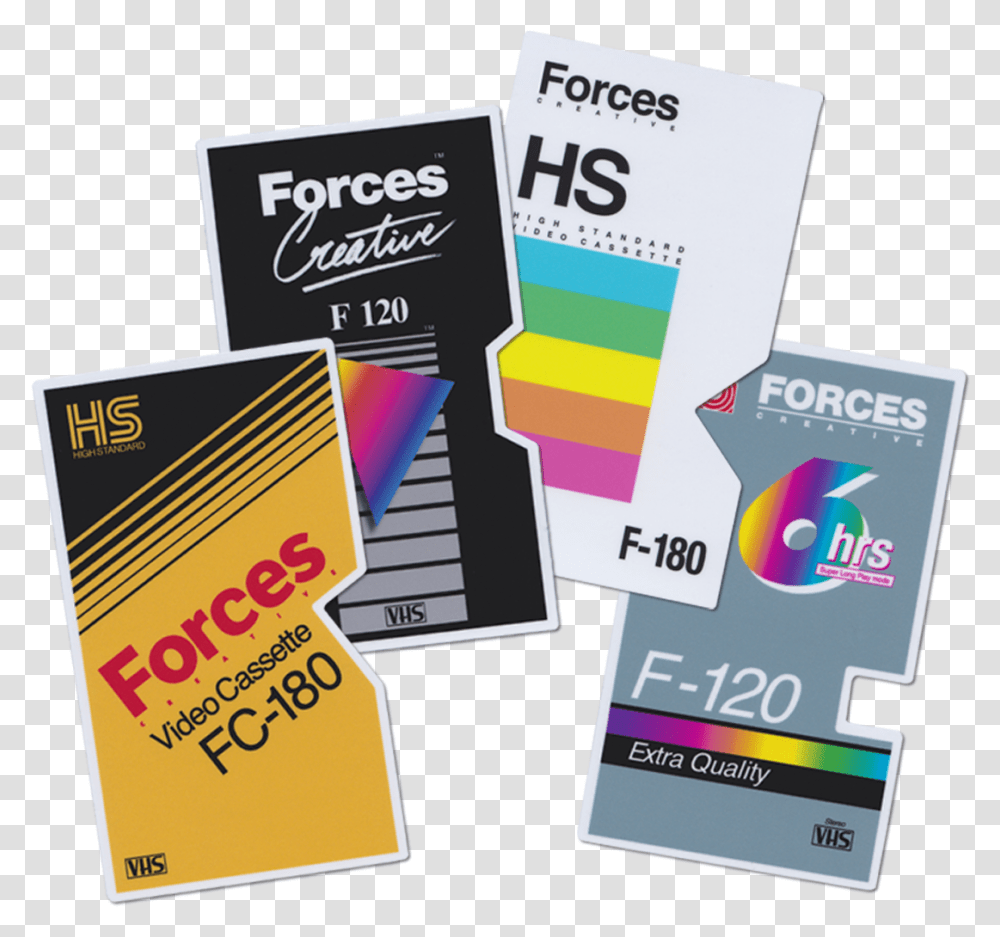 Image Of Vhs Sticker Pack Graphic Design, Paper, Label, Poster Transparent Png