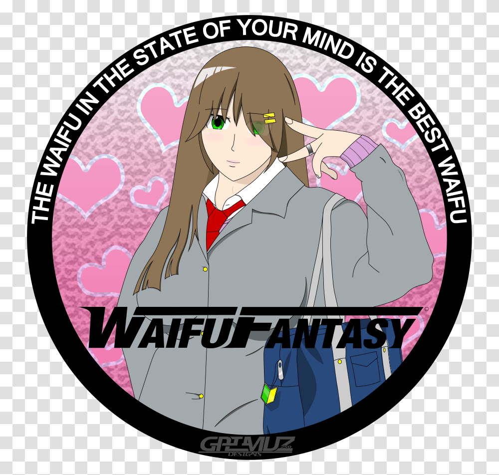 Image Of Waifu Fantasy Ako Love Circle Rather Be Driving A Titleist, Disk, Poster, Advertisement, Dvd Transparent Png