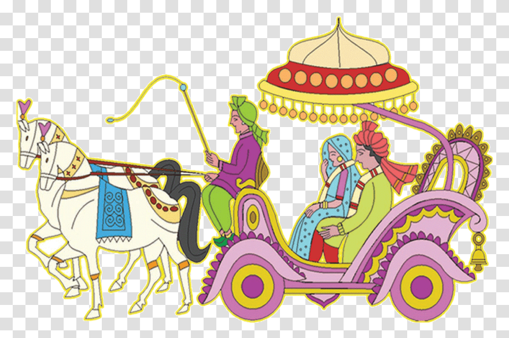 Image Of Wedding, Vehicle, Transportation, Carriage, Person Transparent Png