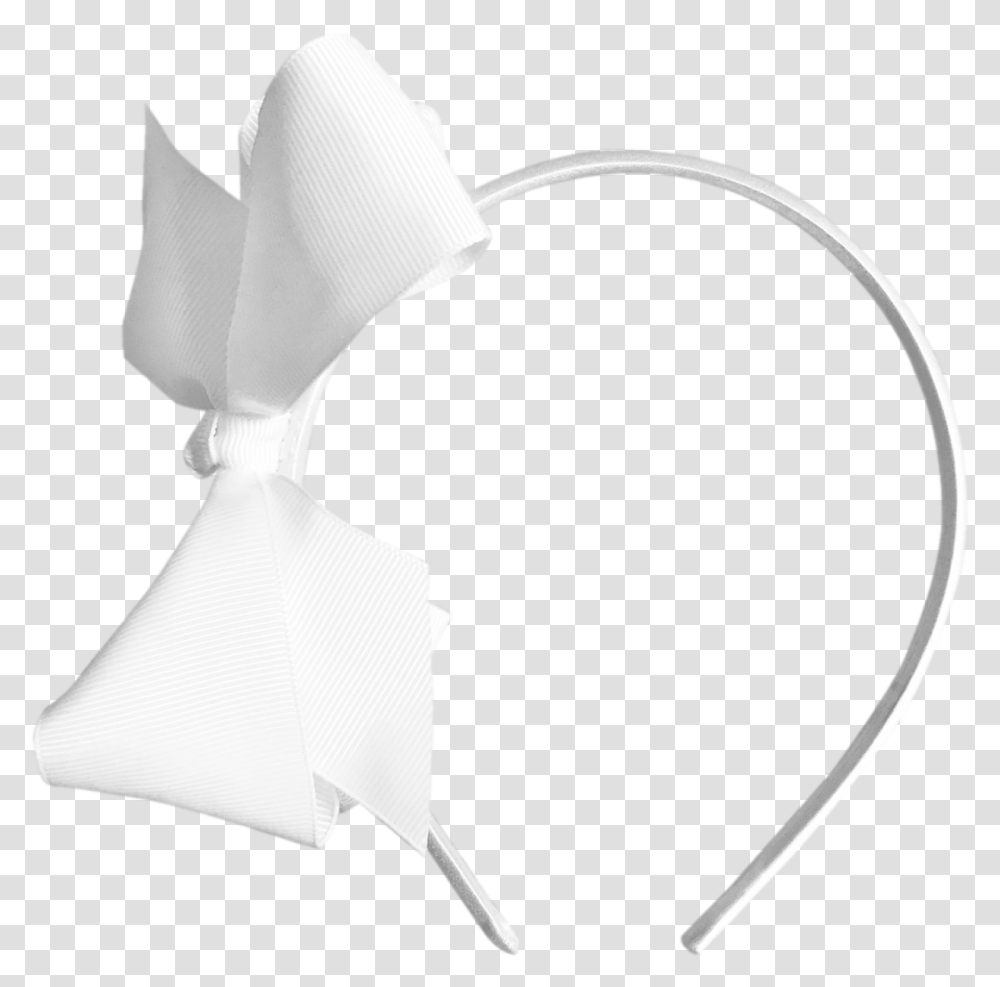 Image Of White Bow Headband Party Favor, Apparel, Tie, Accessories Transparent Png
