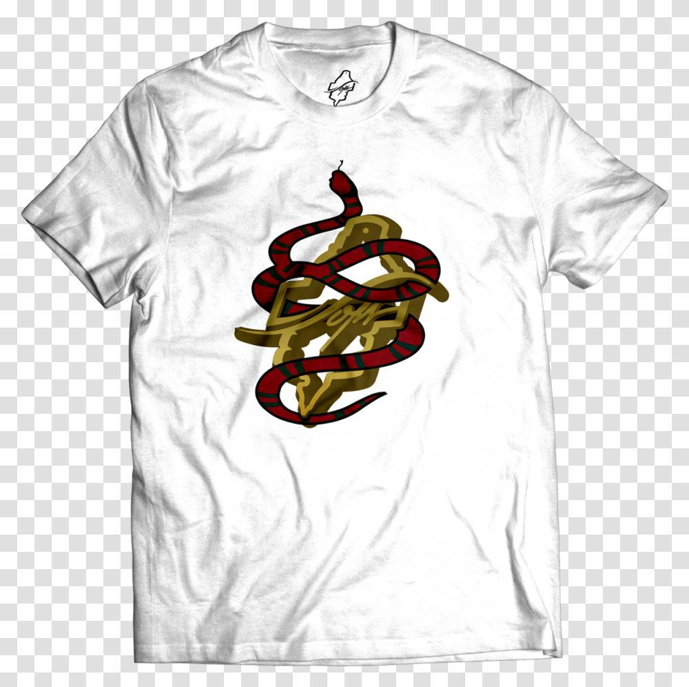 Image Of White Snake T Shirt, Apparel, T-Shirt Transparent Png