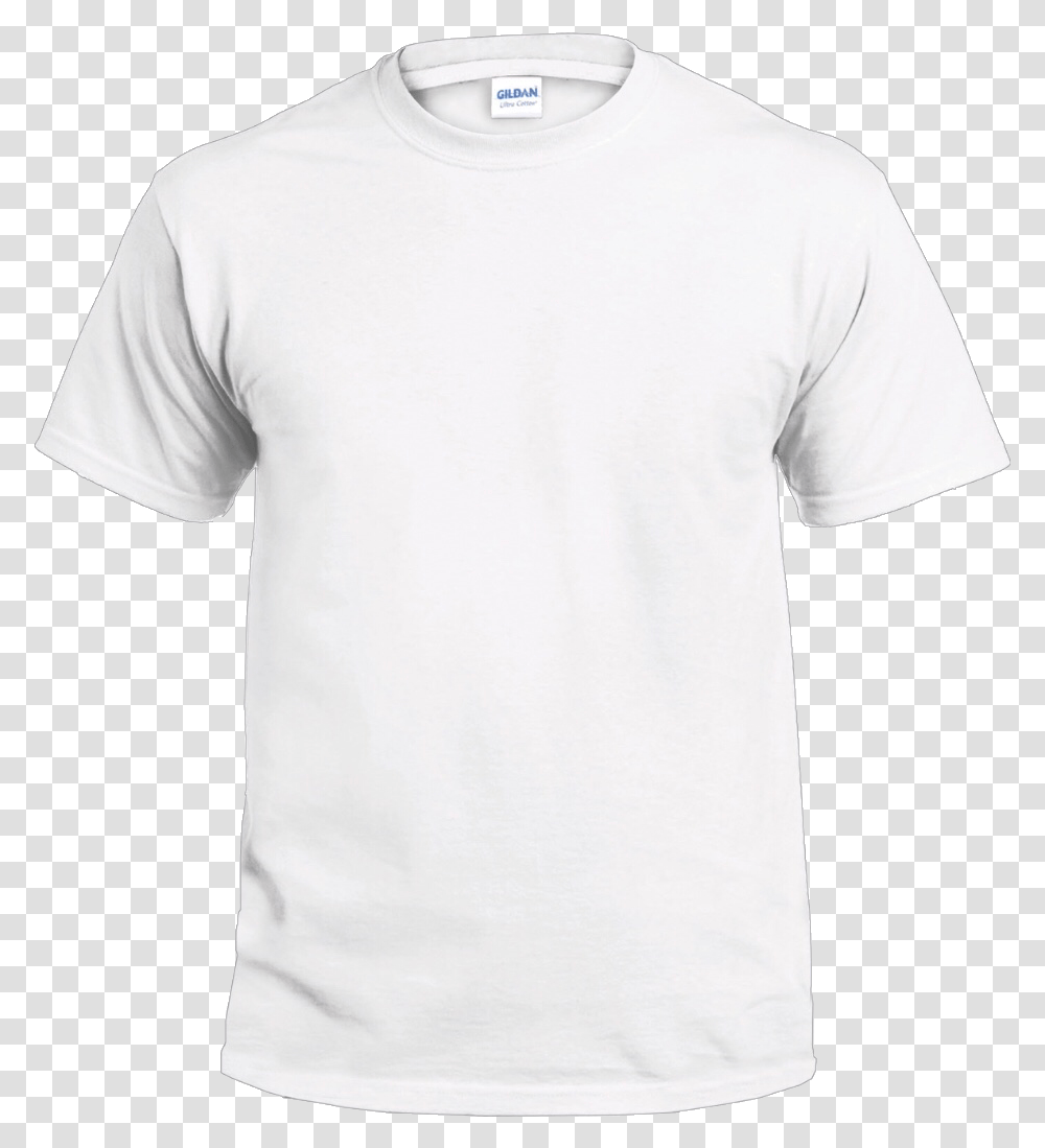 Image Of White Tee White T Shirt Front, Apparel, T-Shirt, Sleeve Transparent Png