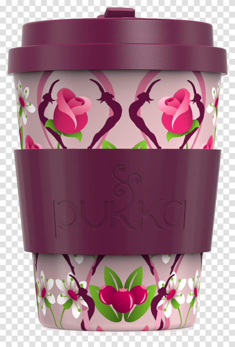 Image Of Womankind Bamboo Cup Bamboo Mug Pukka, Purple, Flower, Plant Transparent Png