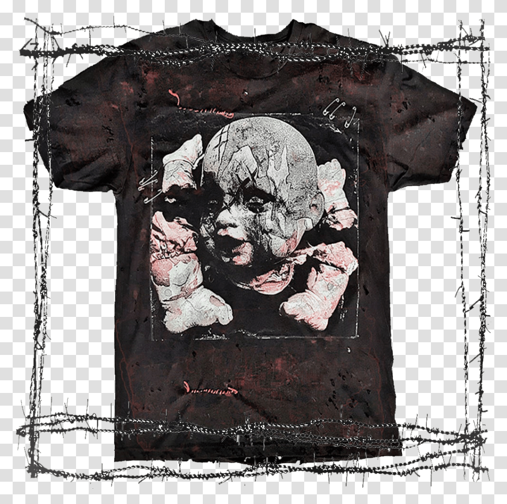Image Of Worn Doll Visual Arts, Apparel, T-Shirt, Painting Transparent Png