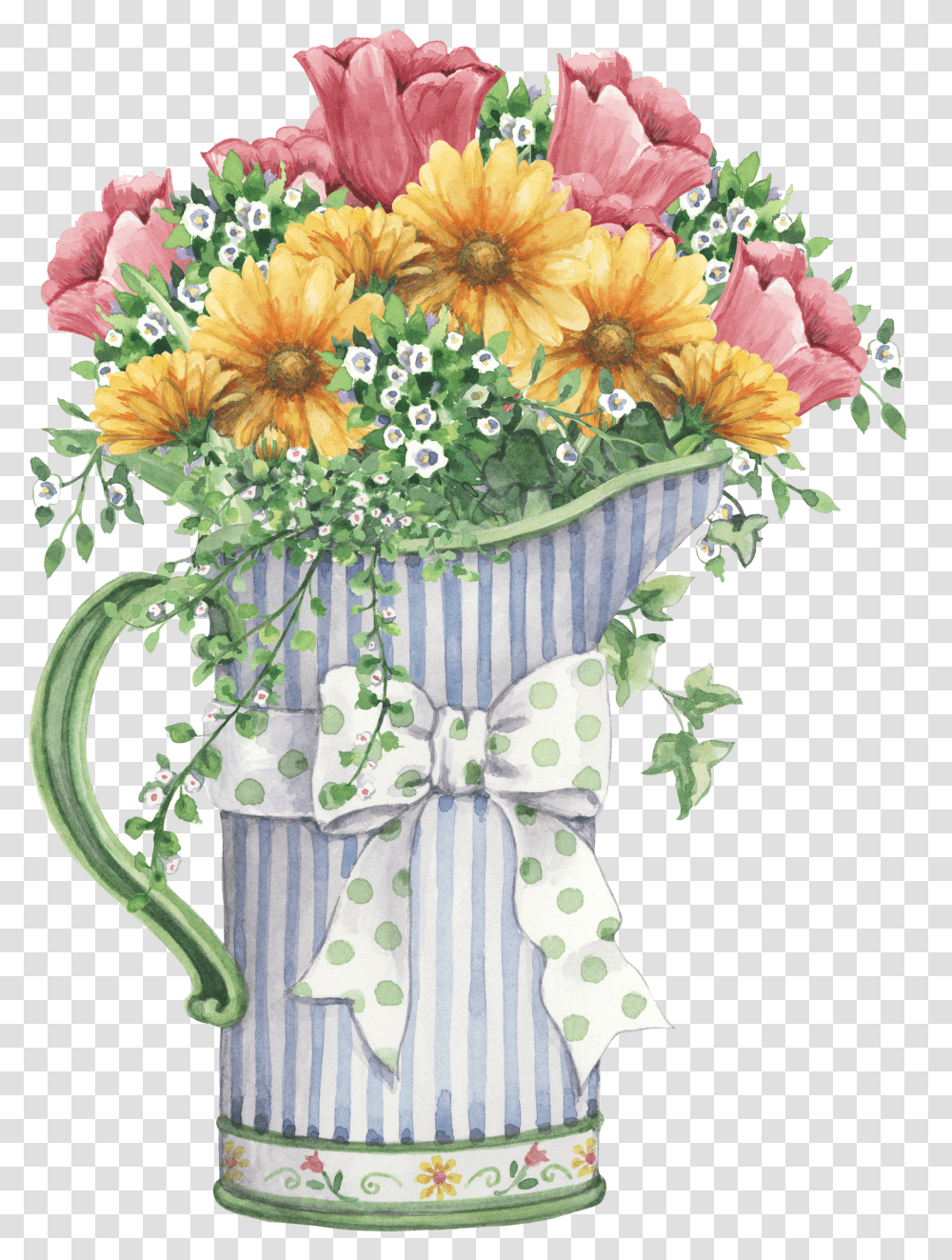 Image Only Flowers Good Morning Enjoy Your Sunday, Floral Design, Pattern Transparent Png