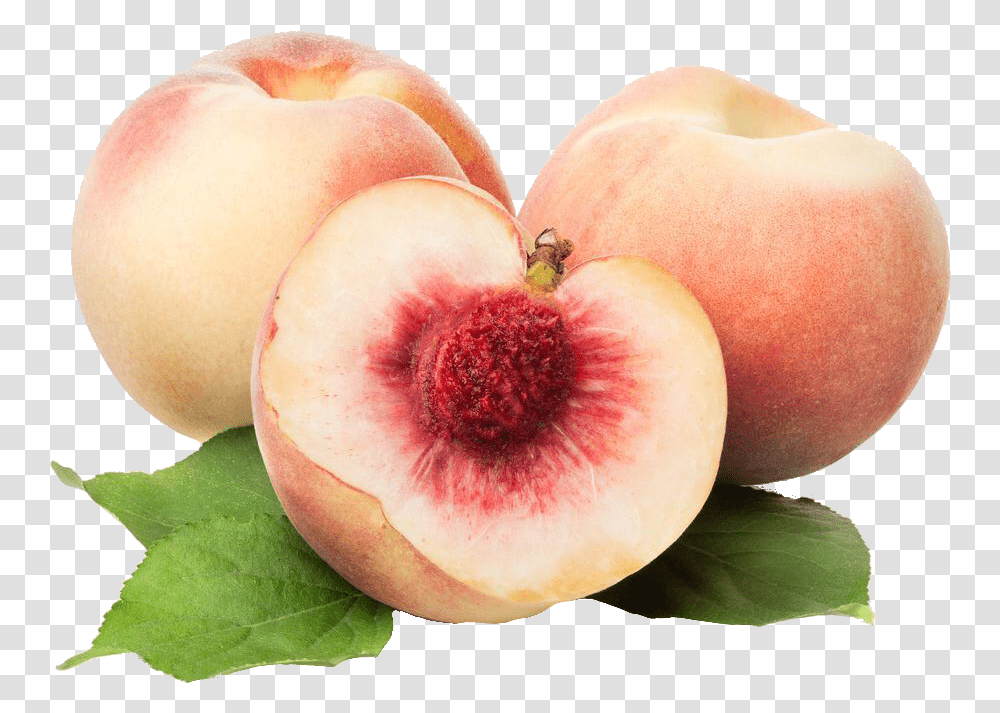 Image Peach White, Plant, Fruit, Food, Person Transparent Png