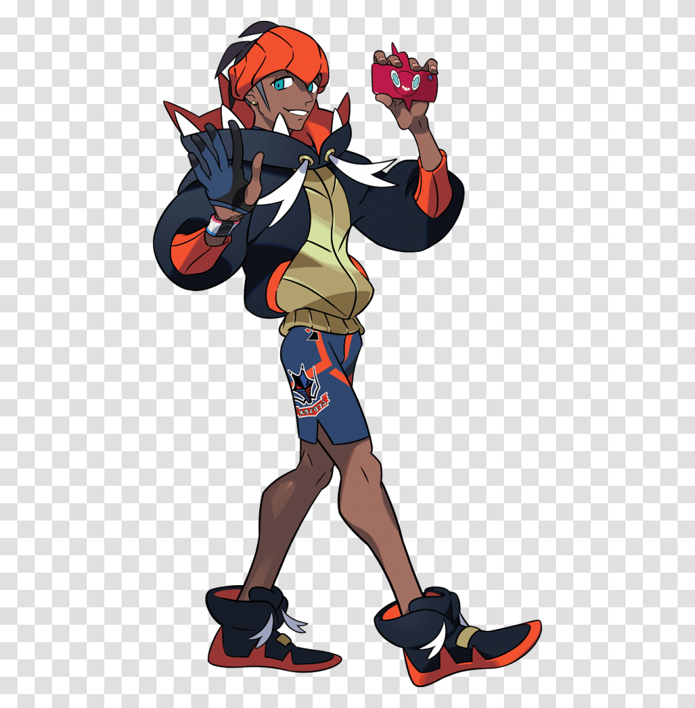 Image Pokemon Sword And Shield Raihan, Person, Human, Comics, Book Transparent Png