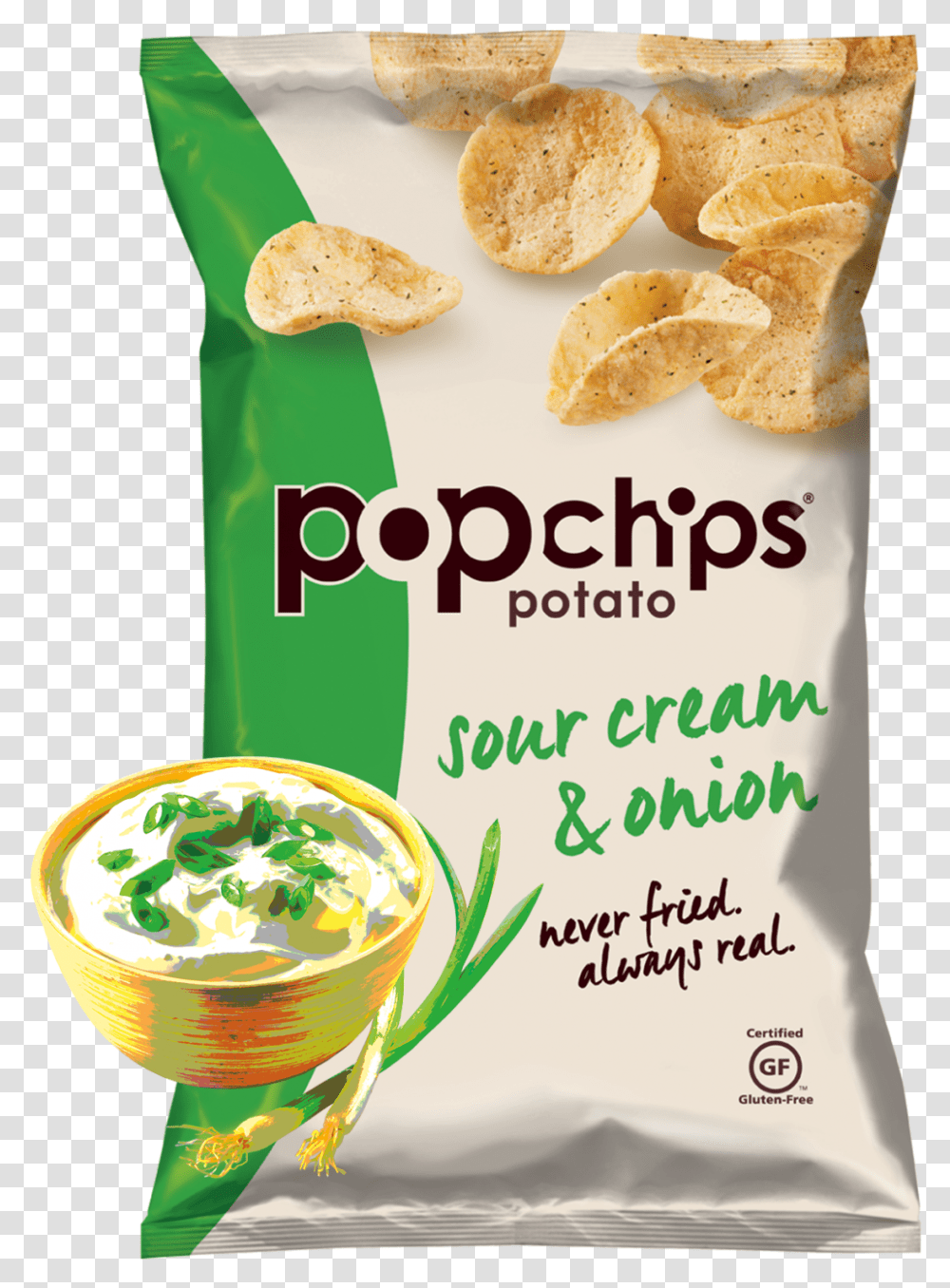 Image Pop Chips Sour Cream, Food, Bread, Snack, Bowl Transparent Png