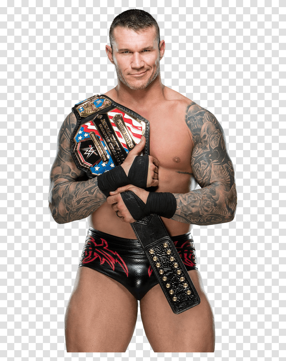 Image Randy Orton Wwe Champion 2019, Skin, Tattoo, Person, Human Transparent Png