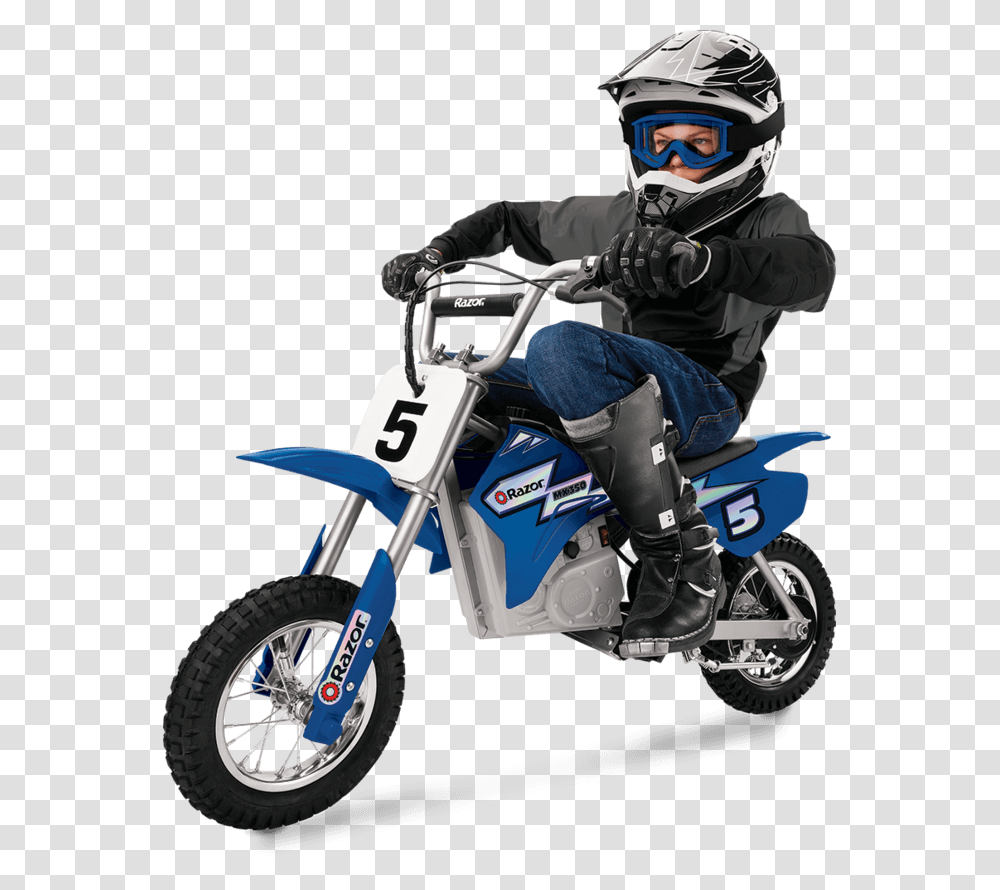 Image Razor Dirt Bike, Helmet, Apparel, Motorcycle Transparent Png