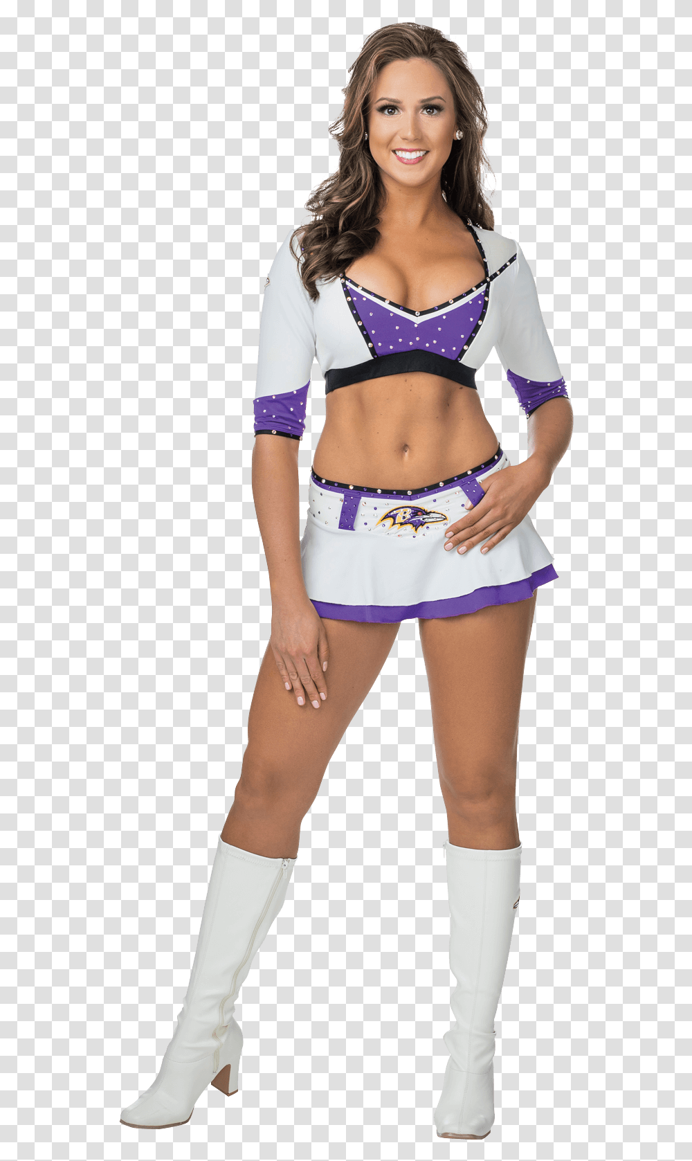 Image Result For Baltimore Ravens Cheerleaders 2016 Costume, Clothing, Person, Skirt, Miniskirt Transparent Png