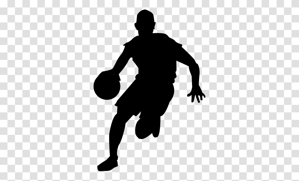 Image Result For Basketball Silhouettes For Little Boys, Person, Human, Stencil Transparent Png