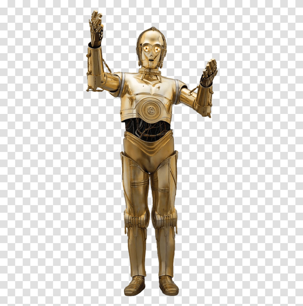 Image Result For C3po With Images Battle Of Geonosis Star Wars C3po, Robot, Person, Human, Bronze Transparent Png