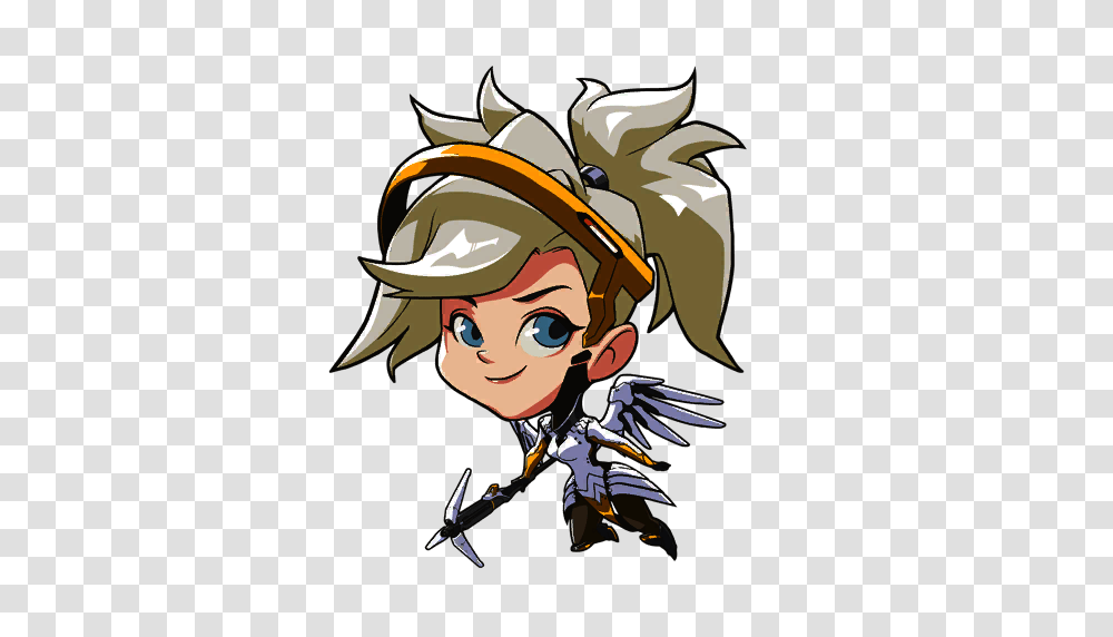 Image Result For Chibi Mercy Spray Drawing Ideas, Person, Helmet, Fireman Transparent Png
