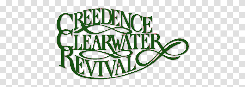 Image Result For Creedence Clearwater Revival Band Logo, Label, Calligraphy, Handwriting Transparent Png