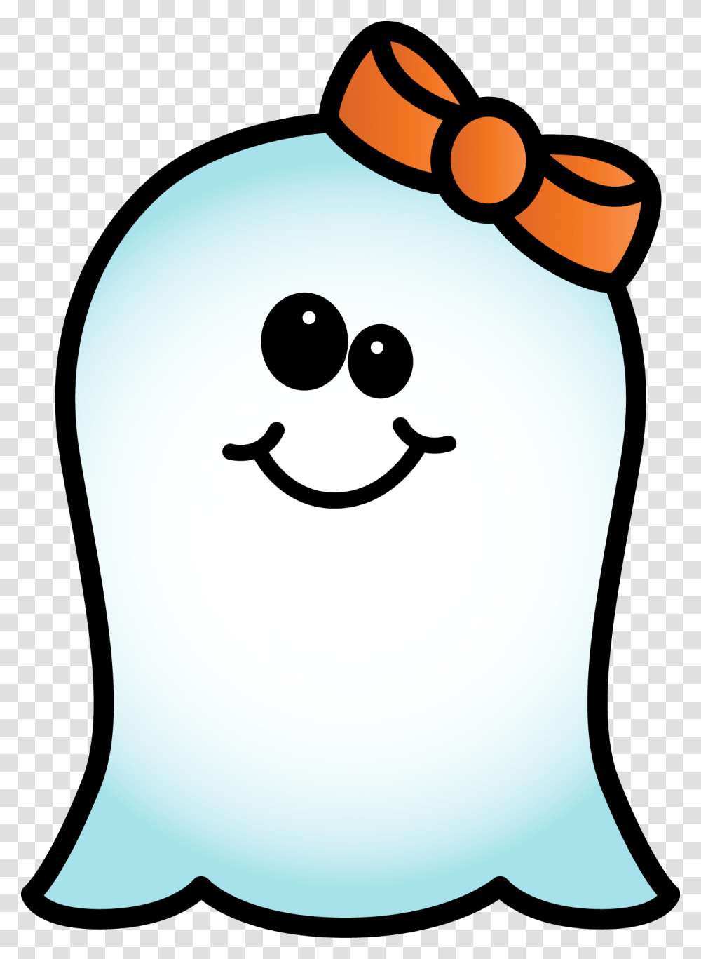 Image Result For Cute Girl Ghost Clipart Halloween, Stencil, Snowman, Nature, Hand Transparent Png