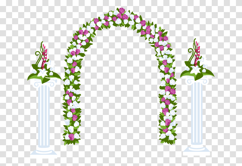 Image Result For Flower Arch Clipart Flower Arch, Architecture, Building, Arched, Plant Transparent Png