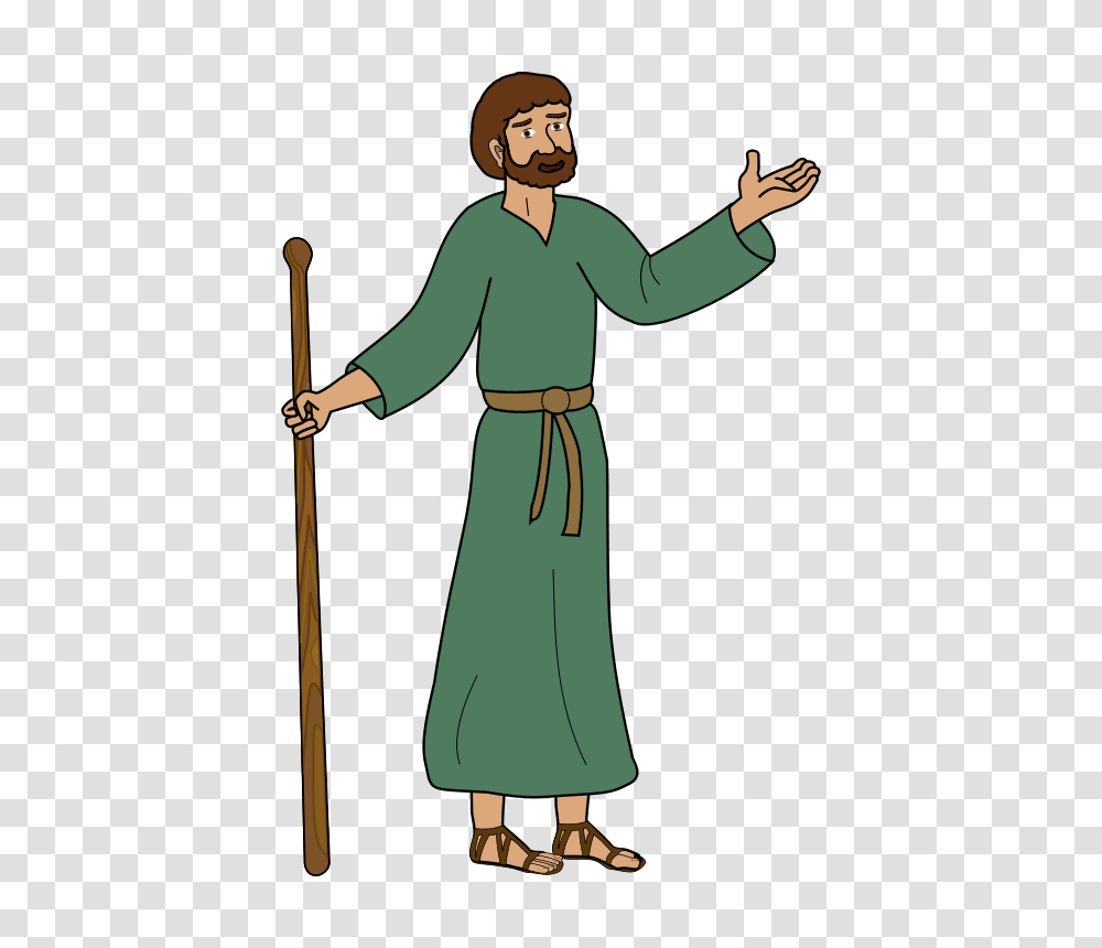 Image Result For Free Clipart Bible Characters Faith Campers, Person, Human, Costume, Stick Transparent Png