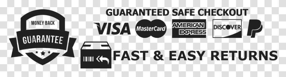 Image Result For Guaranteed Safe Checkout American Express, Word, Alphabet, Label Transparent Png