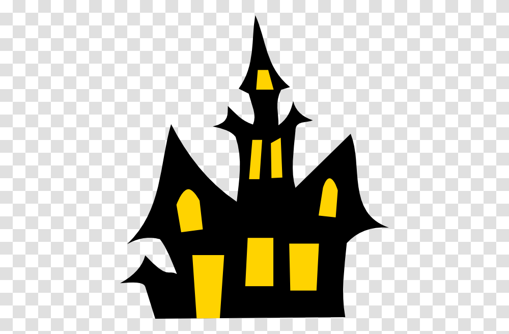 Image Result For Haunted House Outlines Halloween Writing, Stencil, Crown, Jewelry, Accessories Transparent Png