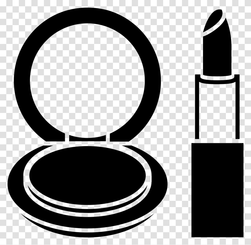 Image Result For Makeup Vector Black And White Hd Wallpaper, Cosmetics, Lipstick, Rug, Electronics Transparent Png
