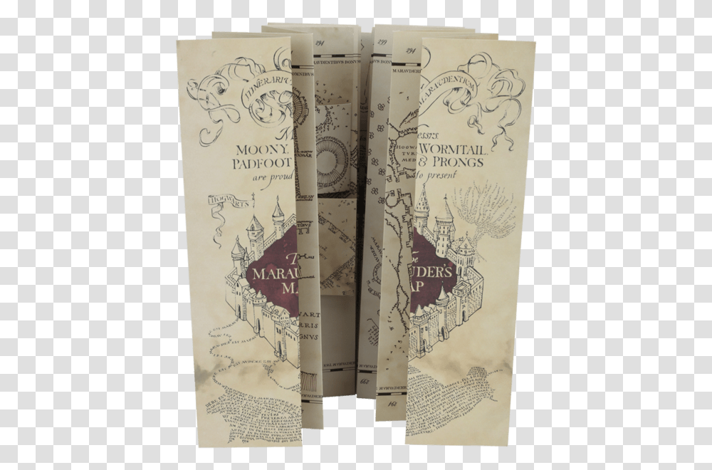 Image Result For Marauders Map Harry Potter Marauders Map, Book, Handwriting, Paper Transparent Png