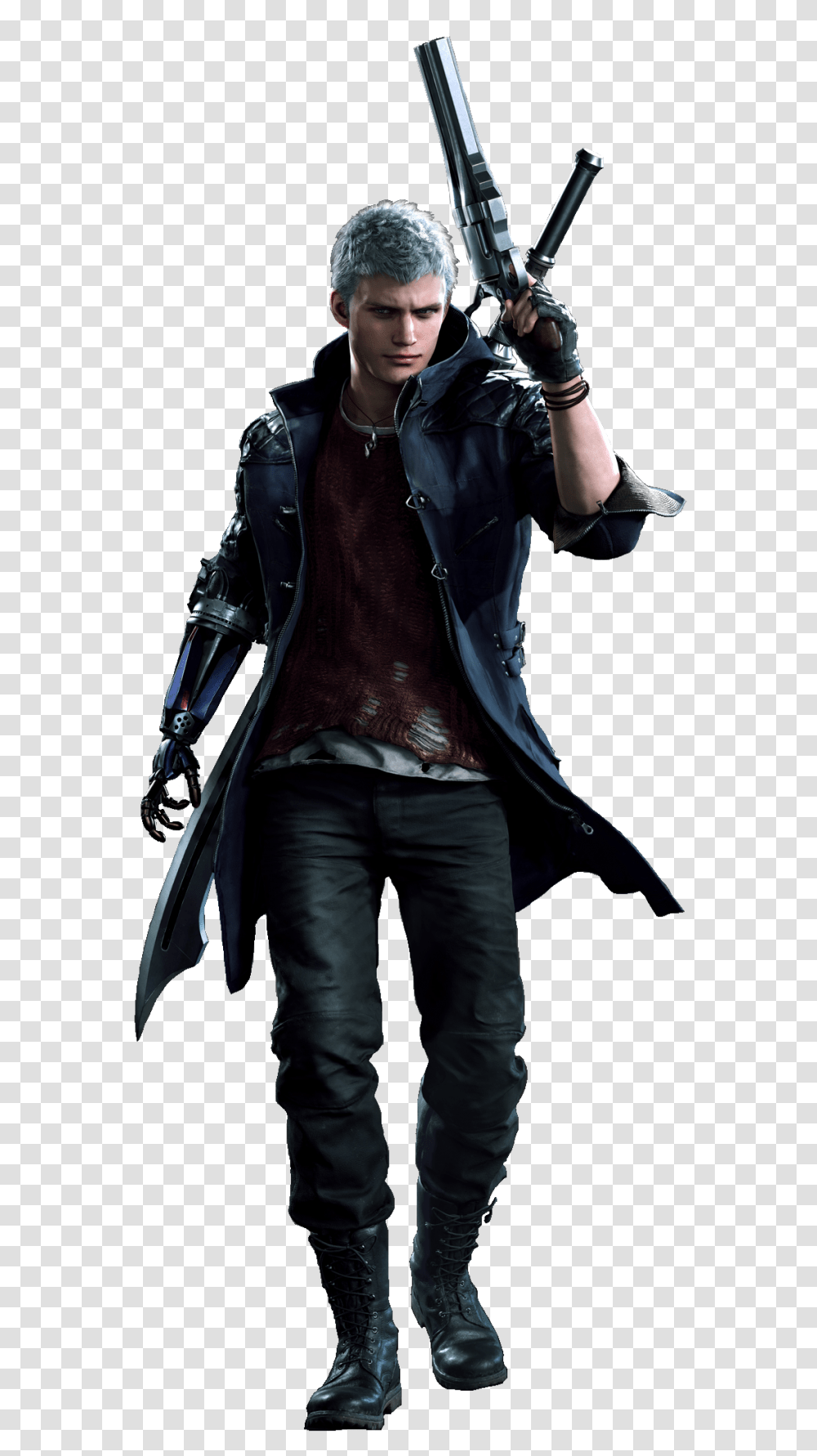 Image Result For Nero Devil May Cry Sketch Juice Devil May Cry, Person, Coat, Jacket Transparent Png
