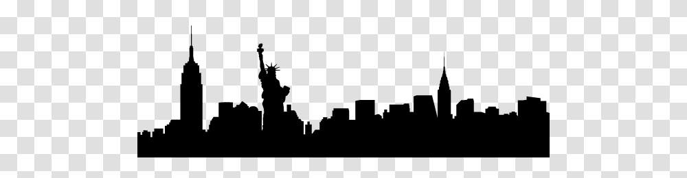 Image Result For New York Skyline Silhouette Arts And Crafts, Gray, World Of Warcraft Transparent Png
