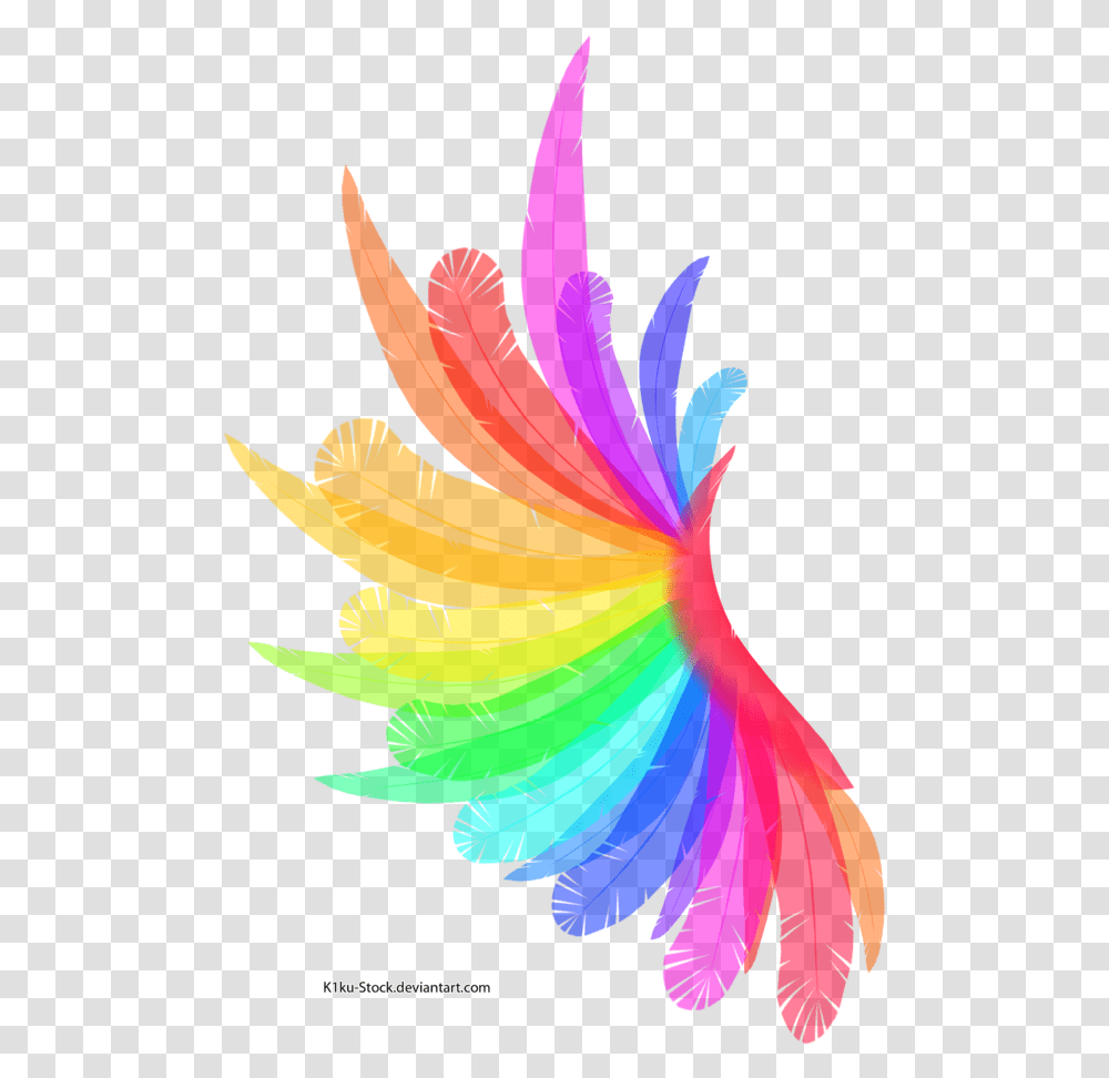 Image Result For Rainbow Colored Angel Wings Background Rainbow Wings, Animal, Fish, Daisy, Flower Transparent Png