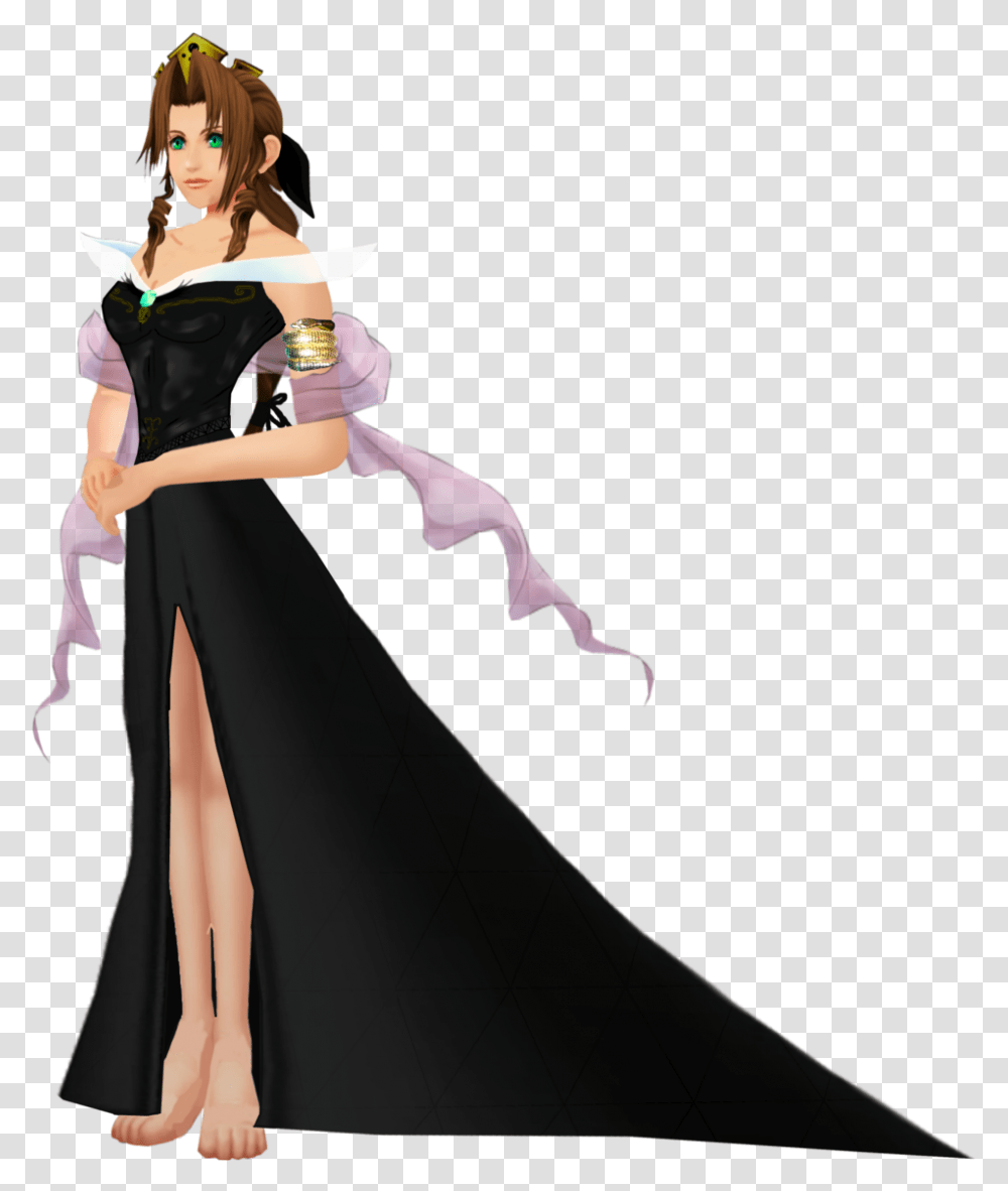 Image Result For Sephiroth Design Final Fantasy Vii Remake Aerith Dress, Female, Person, Costume Transparent Png