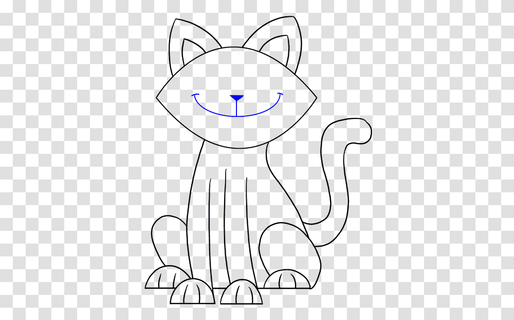 Image Result For Smiling Drawing Image Of A Smiling Cat, Moon, Outer Space, Night, Astronomy Transparent Png